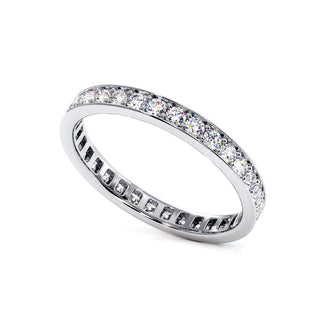 Alliance Georges V, diamants de laboratoire, or blanc 18 carats ou platine 950 — Maison Laveran Paris