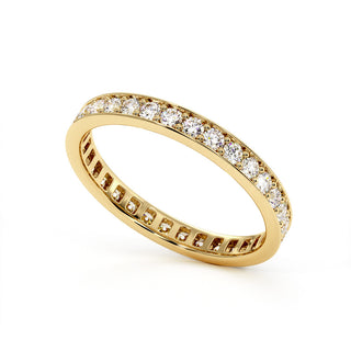 Alliance Georges V, diamants de laboratoire, or jaune 18 carats — Maison Laveran Paris
