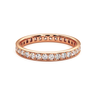 Alliance Georges V, diamants de laboratoire, or rose 18 carats — Maison Laveran Paris