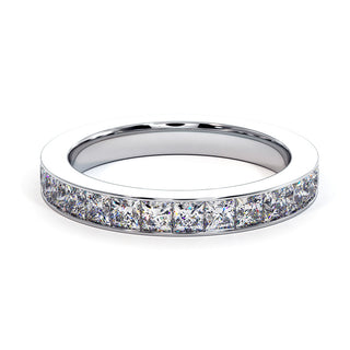 Alliance Concorde Diamants Princesses, diamants de laboratoire, or blanc 18 carats ou platine 950 — Maison Laveran Paris
