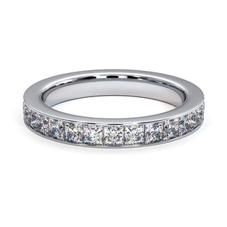 Alliance Concorde Diamants Princesses, diamants de laboratoire, or blanc 18 carats ou platine 950 — Maison Laveran Paris