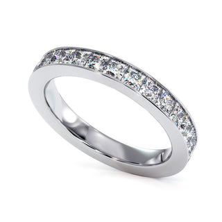 Alliance Concorde Diamants Princesses, diamants de laboratoire, or blanc 18 carats ou platine 950 — Maison Laveran Paris