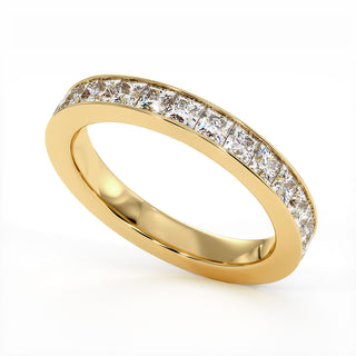 Alliance Concorde Diamants Princesses, diamants de laboratoire, or jaune 18 carats — Maison Laveran Paris
