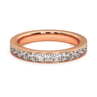 Alliance Concorde Diamants Princesses, diamants de laboratoire, or rose 18 carats — Maison Laveran Paris