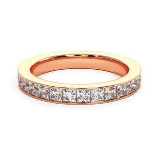Alliance Concorde Diamants Princesses, diamants de laboratoire, or rose 18 carats — Maison Laveran Paris