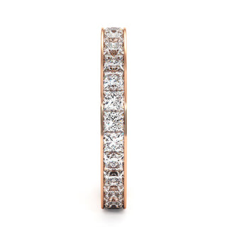 Alliance Concorde Diamants Princesses, diamants de laboratoire, or rose 18 carats — Maison Laveran Paris