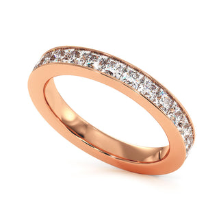 Alliance Concorde Diamants Princesses, diamants de laboratoire, or rose 18 carats — Maison Laveran Paris