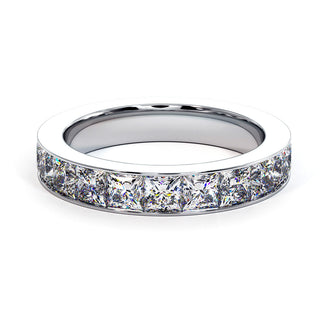 Alliance Concorde Diamants Princesses, diamants de laboratoire, or blanc 18 carats ou platine 950 — Maison Laveran Paris