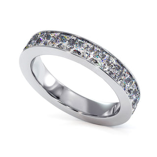 Alliance Concorde Diamants Princesses, diamants de laboratoire, or blanc 18 carats ou platine 950 — Maison Laveran Paris