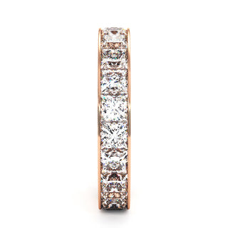 Alliance Concorde Diamants Princesses, diamants de laboratoire, or rose 18 carats — Maison Laveran Paris
