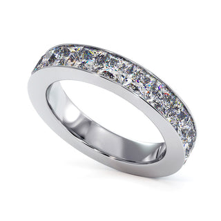 Alliance Concorde Diamants Princesses, diamants de laboratoire, or blanc 18 carats ou platine 950 — Maison Laveran Paris