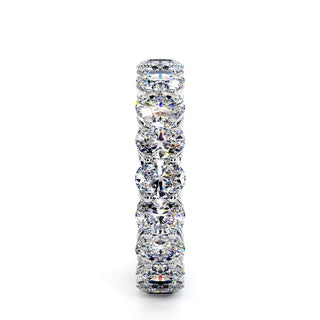 Alliance Montaigne Diamants Ovales, tour complet de diamants de laboratoire, or blanc 18 carats ou platine 950 — Maison Laveran Paris
