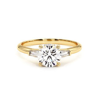 Solitaire Saint Paul, solitaire diamant de laboratoire, or jaune 18 carats — Maison Laveran Paris