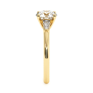 Solitaire Saint Paul, solitaire diamant de laboratoire, or jaune 18 carats — Maison Laveran Paris