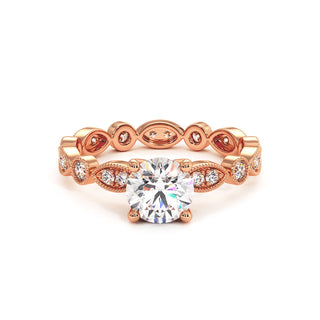 Bague Saint Honoré, diamants de laboratoire, or rose 18 carats — Maison Laveran Paris
