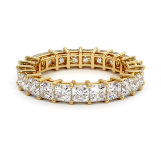 Alliance Montaigne Diamants Princesses, tour complet de diamants princesses de laboratoire, or jaune 18 carats — Maison Laveran Paris