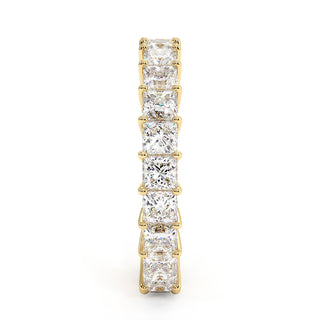 Alliance Montaigne Diamants Princesses, tour complet de diamants princesses de laboratoire, or jaune 18 carats — Maison Laveran Paris