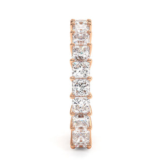 Alliance Montaigne Diamants Princesses, tour complet de diamants princesses de laboratoire, or rose 18 carats — Maison Laveran Paris