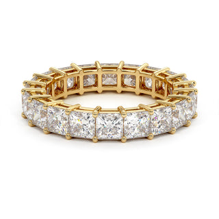 Alliance Montaigne Diamants Princesses, tour complet de diamants princesses de laboratoire, or jaune 18 carats — Maison Laveran Paris