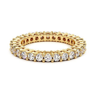 Alliance Montaigne Diamants Ronds, tour complet de diamants de laboratoire, or jaune 18 carats — Maison Laveran Paris