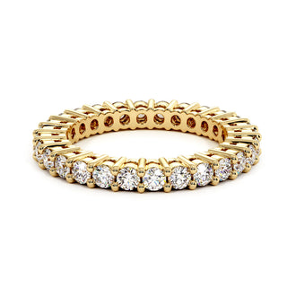 Alliance Montaigne Diamants Ronds, tour complet de diamants de laboratoire, or jaune 18 carats — Maison Laveran Paris