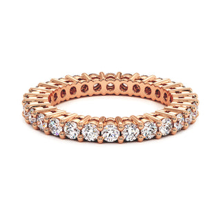Alliance Montaigne Diamants Ronds, tour complet de diamants de laboratoire, or rose 18 carats — Maison Laveran Paris