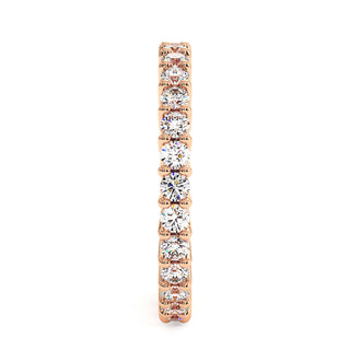 Alliance Montaigne Diamants Ronds, tour complet de diamants de laboratoire, or rose 18 carats — Maison Laveran Paris