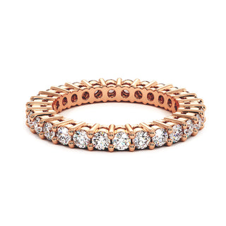 Alliance Montaigne Diamants Ronds, tour complet de diamants de laboratoire, or rose 18 carats — Maison Laveran Paris