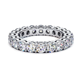 Alliance Montaigne Diamants Ronds, tour complet de diamants de laboratoire, or blanc 18 carats ou platine 950 — Maison Laveran Paris