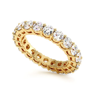 Alliance Montaigne Diamants Ronds, tour complet de diamants de laboratoire, or jaune 18 carats — Maison Laveran Paris