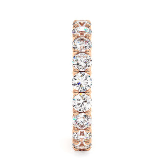 Alliance Montaigne Diamants Ronds, tour complet de diamants de laboratoire, or rose 18 carats — Maison Laveran Paris