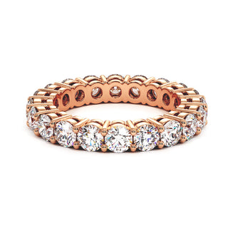 Alliance Montaigne Diamants Ronds, tour complet de diamants de laboratoire, or rose 18 carats — Maison Laveran Paris