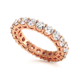 Alliance Montaigne Diamants Ronds, tour complet de diamants de laboratoire, or rose 18 carats — Maison Laveran Paris