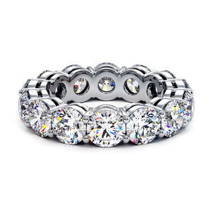 Alliance Montaigne Diamants Ronds, tour complet de diamants de laboratoire, or blanc 18 carats ou platine 950 — Maison Laveran Paris