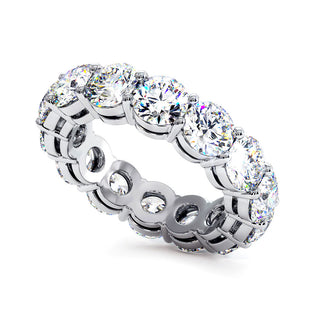 Alliance Montaigne Diamants Ronds, tour complet de diamants de laboratoire, or blanc 18 carats ou platine 950 — Maison Laveran Paris