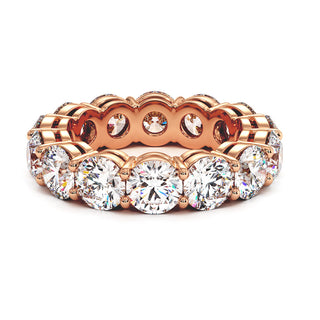 Alliance Montaigne Diamants Ronds, tour complet de diamants de laboratoire, or rose 18 carats — Maison Laveran Paris