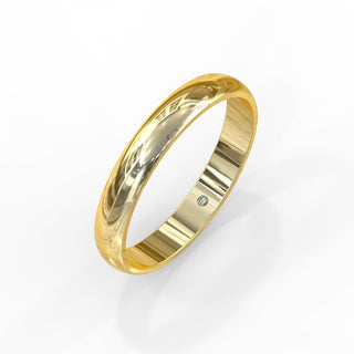 Alliance Homme Demi Jonc Prestige