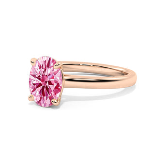 Bague Montaigne Diamant Rose Ovale