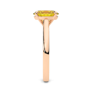 Bague Montaigne Diamant Jaune Ovale