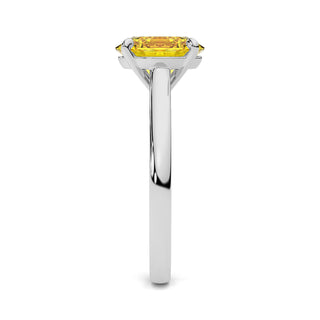 Bague Montaigne Diamant Jaune Ovale