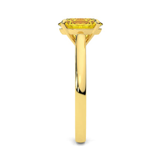Bague Montaigne Diamant Jaune Ovale