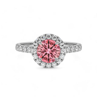 Bague Odéon Diamants Rose Rond