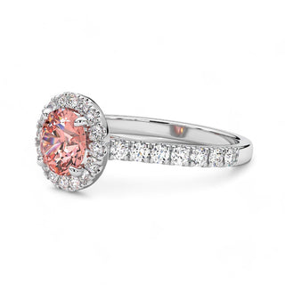 Bague Odéon Diamants Rose Rond
