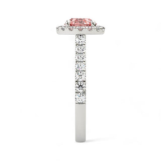 Bague Odéon Diamants Rose Rond