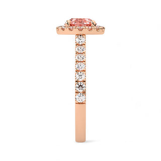 Bague Odéon Diamants Rose Rond