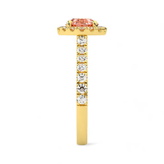 Bague Odéon Diamants Rose Rond