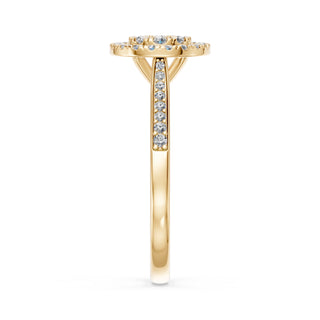 Bague Mirabeau, pavage de diamants de laboratoire, or jaune 18 carats — Maison Laveran Paris