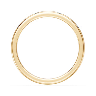 Alliance Diamants Monceau, diamants sertis clos, or jaune 18 carats — Maison Laveran Paris