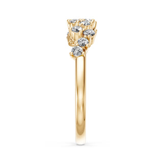 Demi-Alliance Diamants Tuileries, diamants de laboratoire, or jaune 18 carats — Maison Laveran Paris