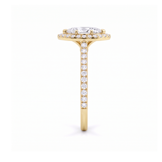 Bague Odéon Diamants Marquise, diamants de laboratoire, or jaune 18 carats — Maison Laveran Paris